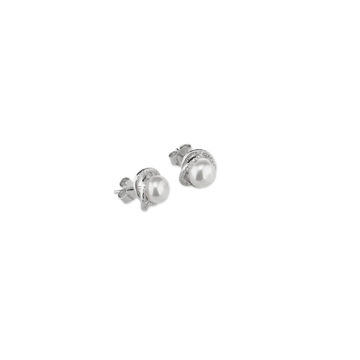 PENDIENTES PLATA 925 1CM CIRCONITA