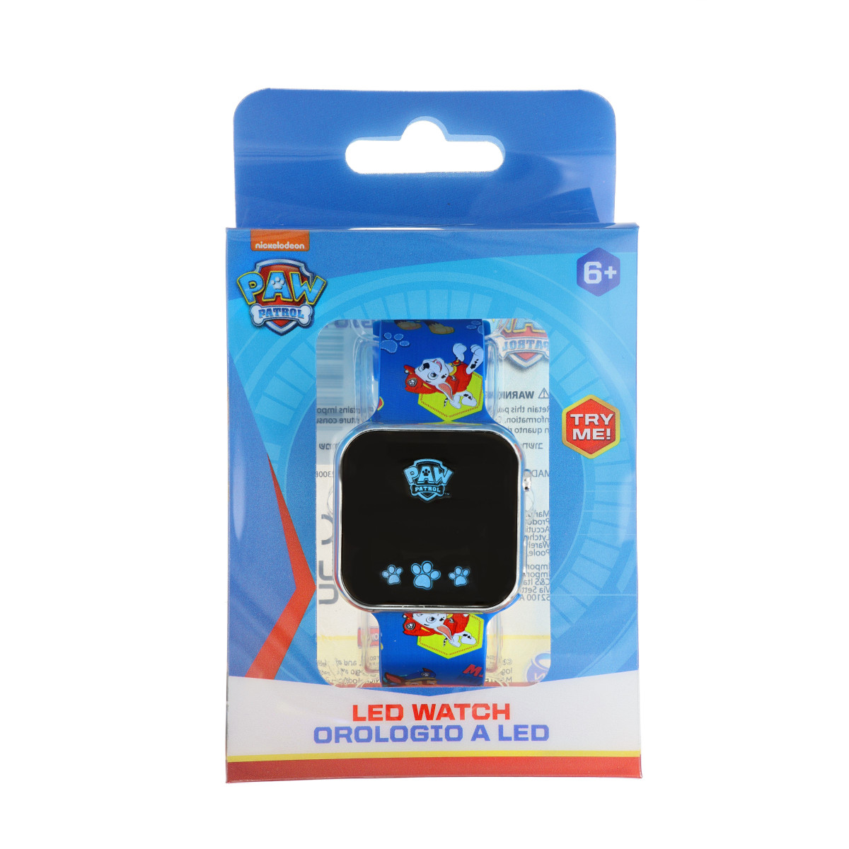 RELOJ DIGITAL LED  PAW PATROL